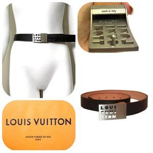 Louis Vuitton Belts Brown Leather ref.992437 - Joli Closet